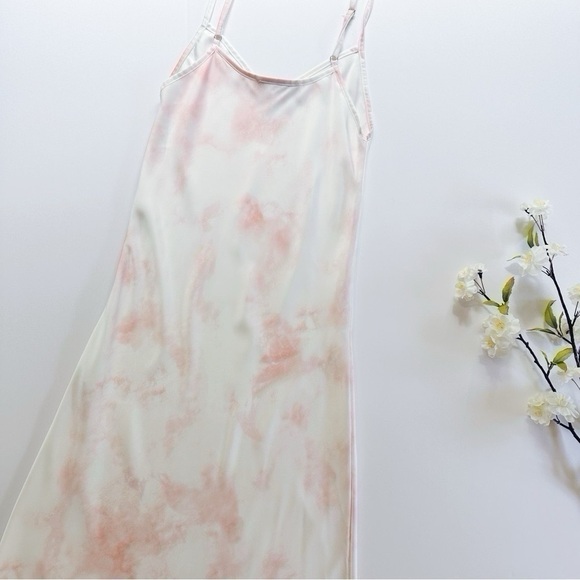 NEW All Saints Tie Dye Benno Pink & White Slip Dress - Picture 10 of 12